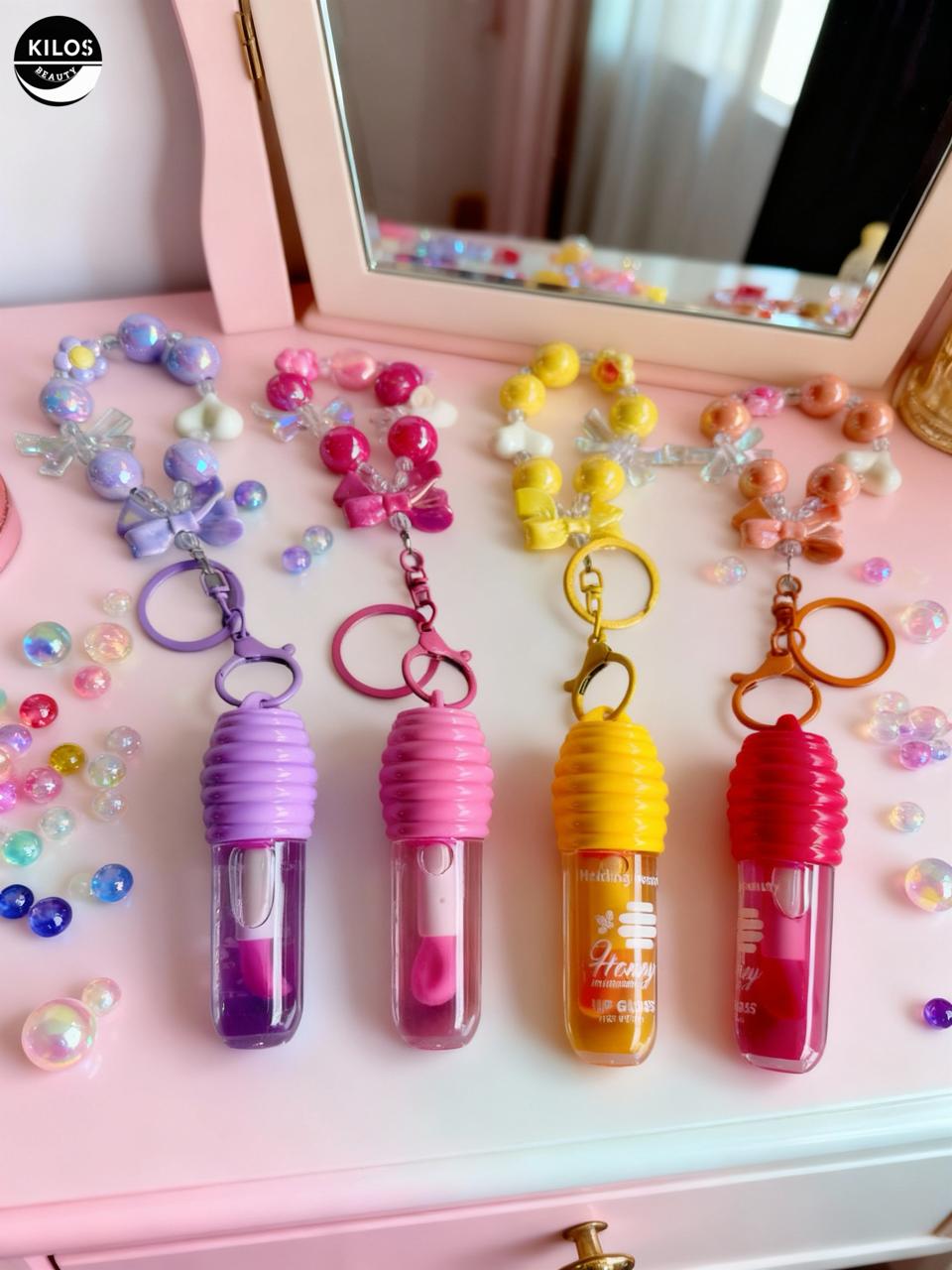 Lip Gloss Keychain