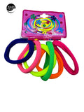6-Piece Colorful Elastic Hair Band Set
