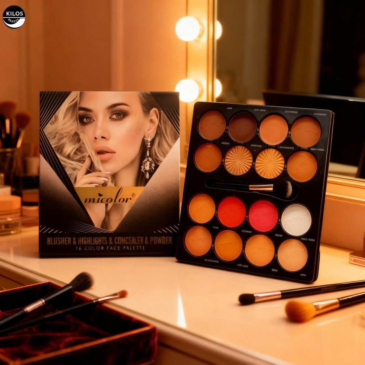 Micolor 16-color face palette