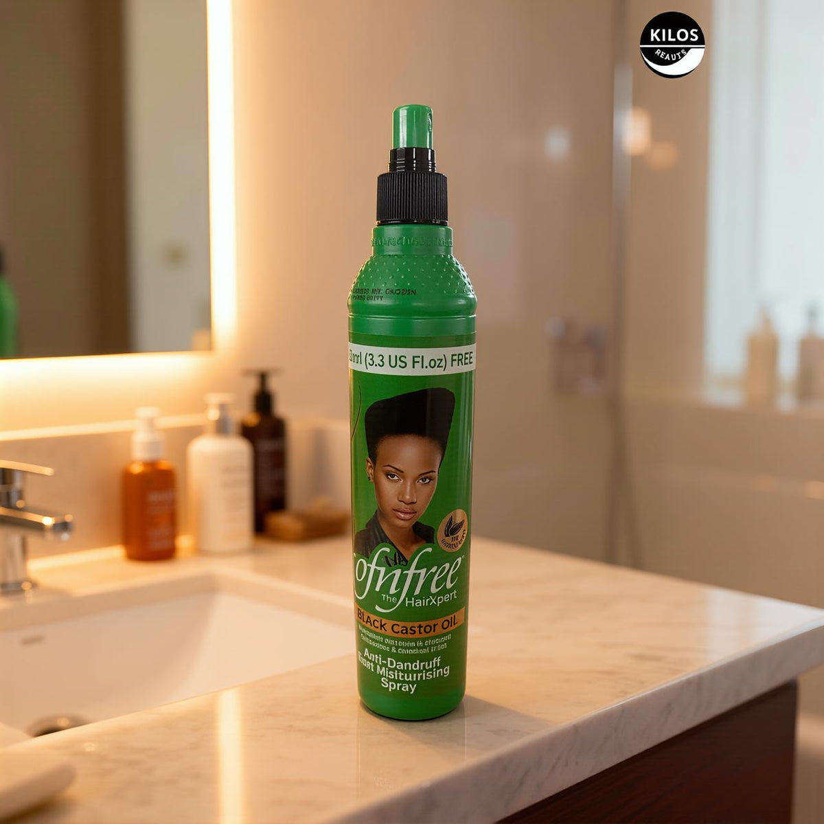 Black Castor Oil Anti-Dandruff Moisturising Braid Spray