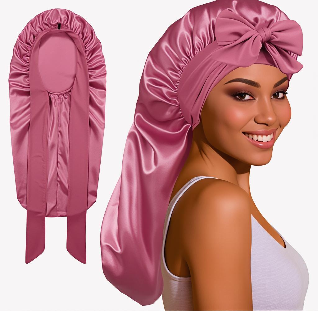 Long Satin Bonnet