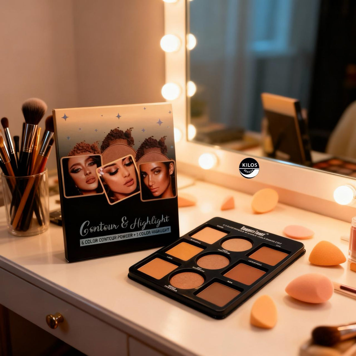 9-Color Contour Palette