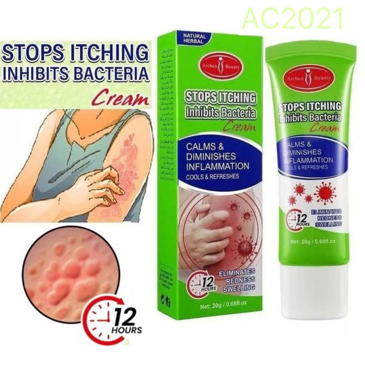 Beauty Natural Herbal Anti-Itch Cream