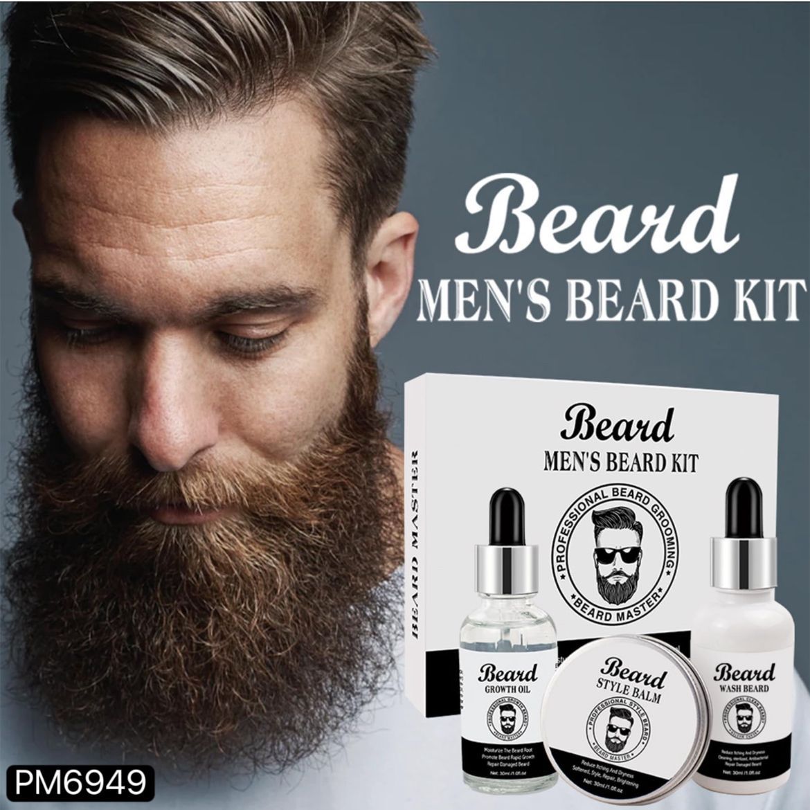 Men's Premium Beard Grooming Kit