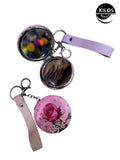 Compact Mirror Keychain